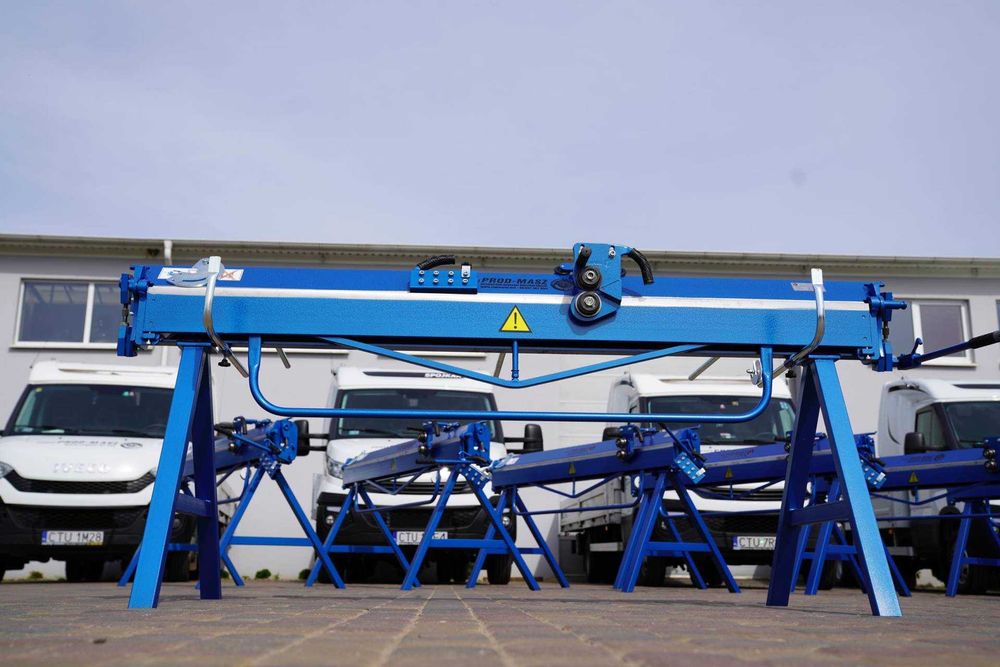 Prod-Masz Giętarka długość robocza 2140 mm, maks. gr. blachy 0,8 mm