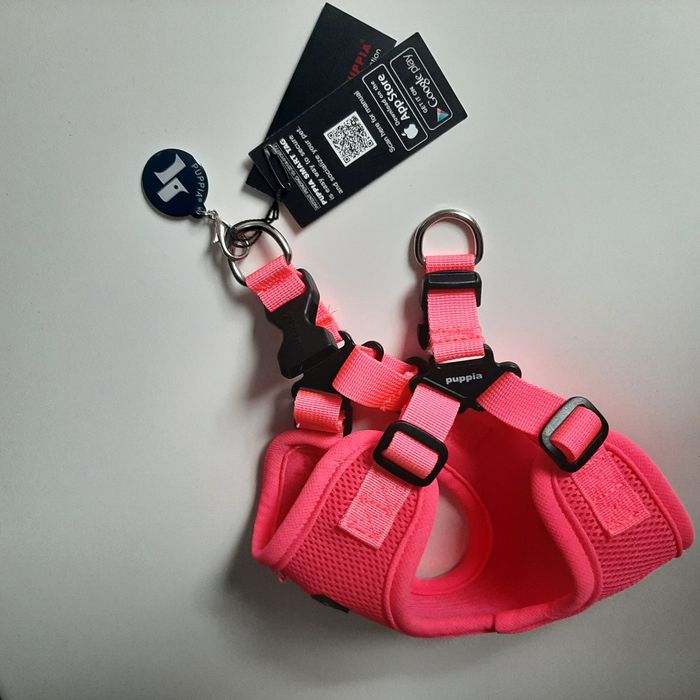 Szelki puppia neon pink