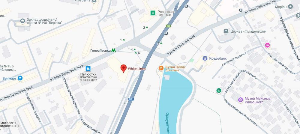 Пропонується в оренду 435 м2 Васильківська,1 White Lines - Більше