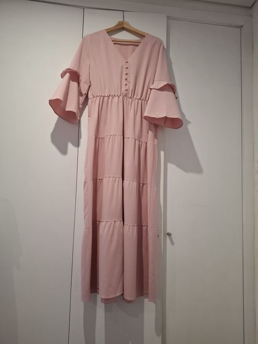Vestido cor de rosa