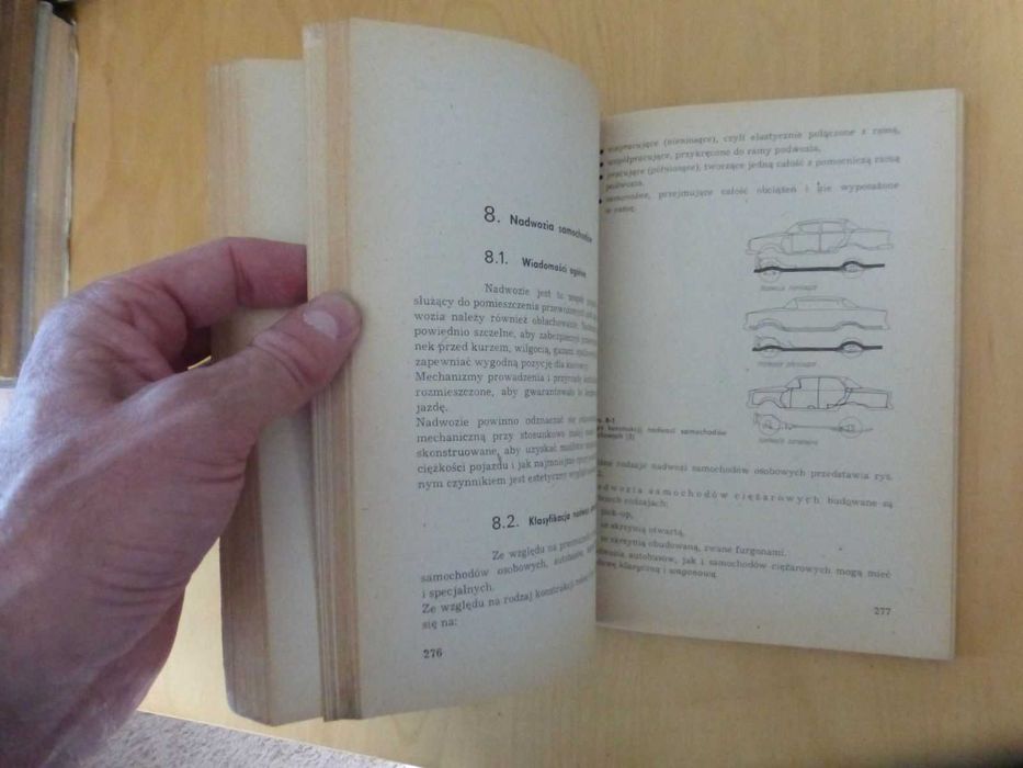 Mechanik pojazdów samochodowych cz. 1. Zbigniew Kuczyński 1974 rok PRL