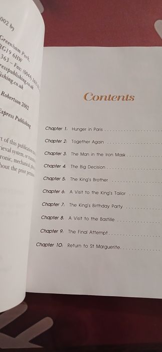 Дюма "Залізна маска" англійською