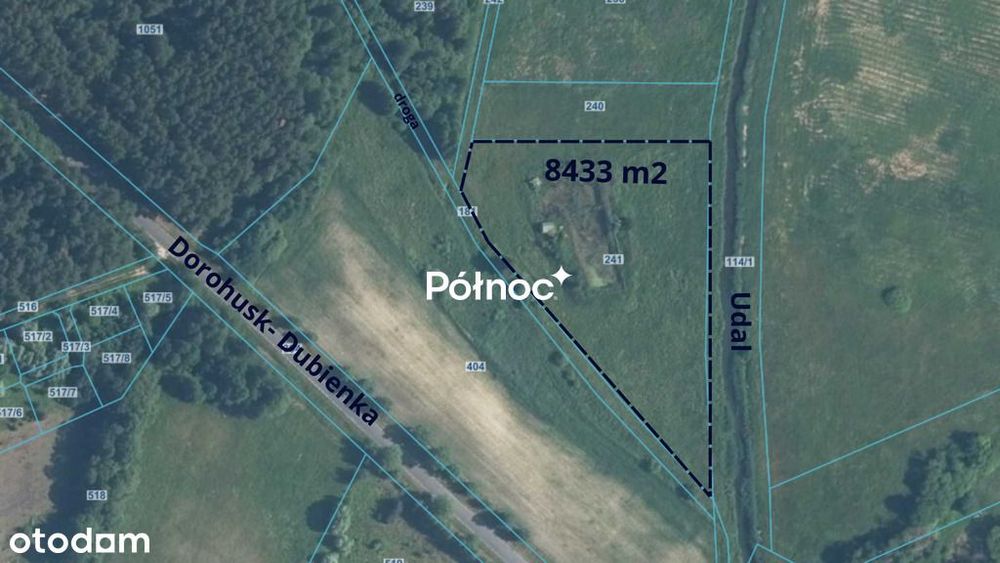 Działka rolna 0,84 ha Turka, gmina Dorohusk
