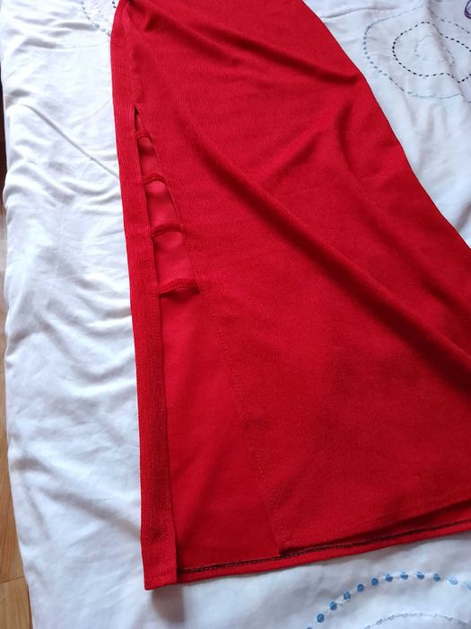 Сарафан, платье красное