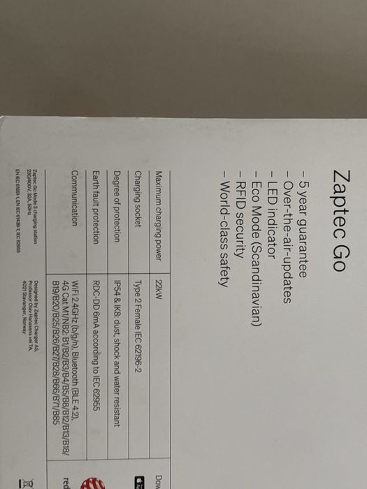 Stacja ładowania 22kw