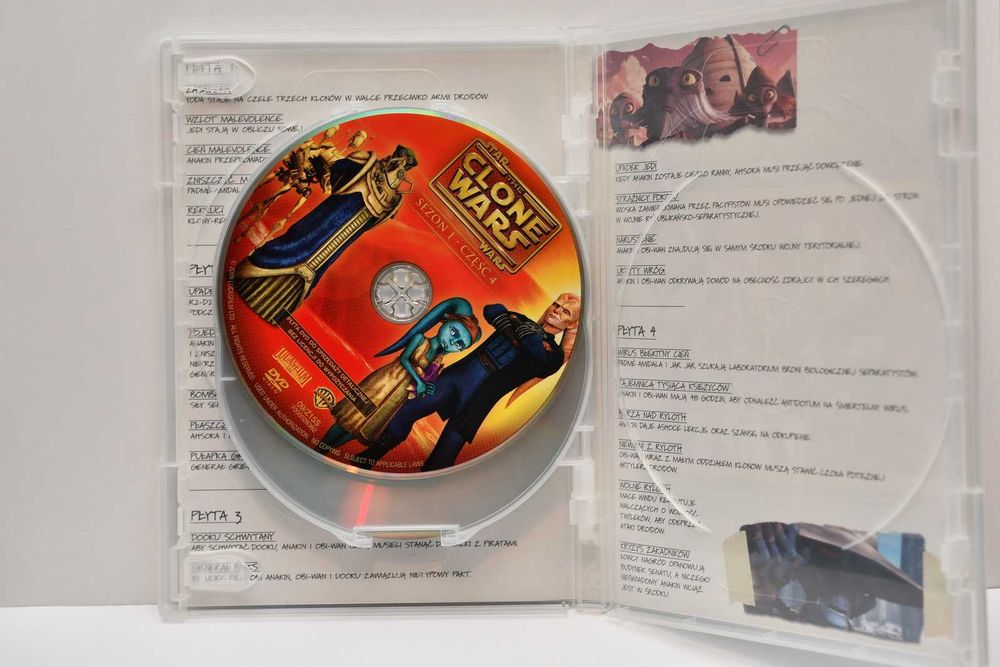 Star Wars Wojny Klonów sezon 1 DVD