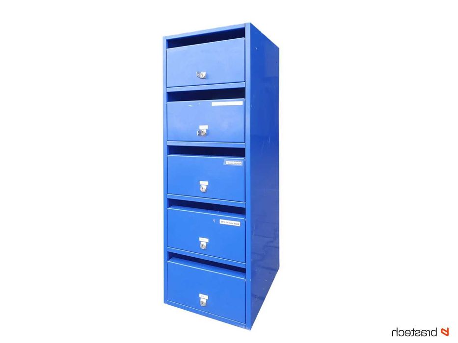 Szafa bhp 101x33x38 cm 5-osobowa metalowa