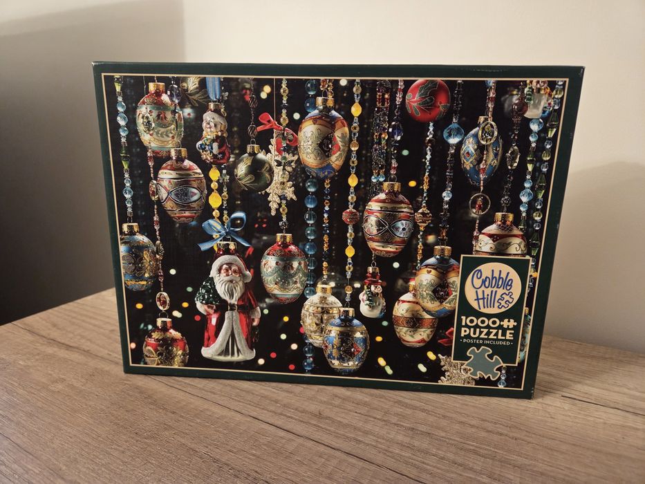 Cobble Hill, Świąteczne ozdoby, puzzle, 1000 elementów
