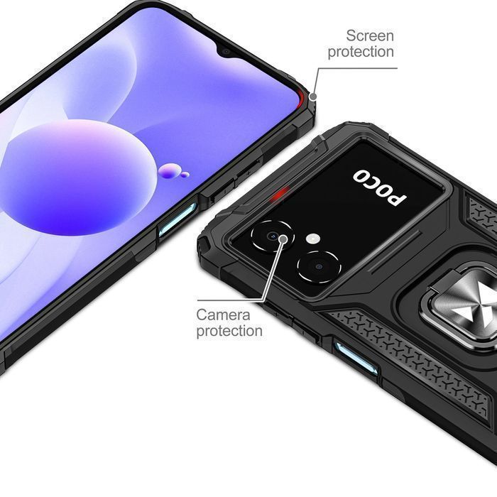Wozinsky Ring Armor etui Samsung Galaxy A03 pokrowiec magnetyczny ring