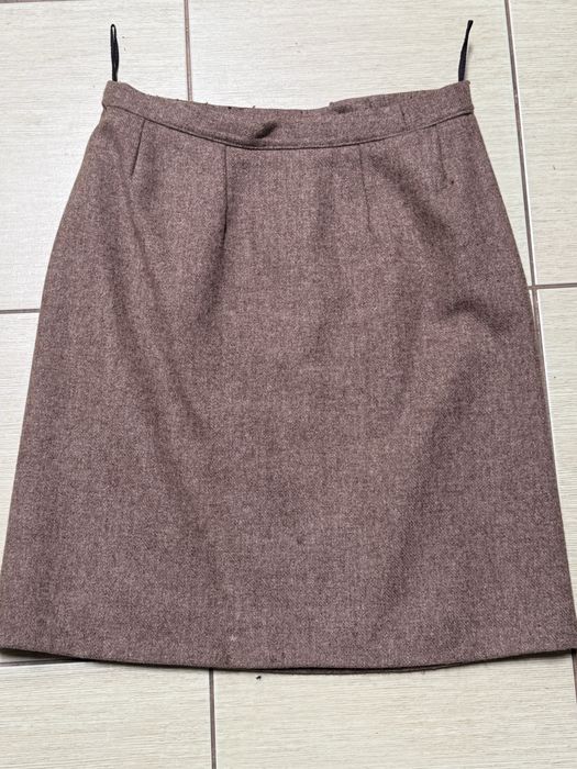 Spódniczka r. 40 42 L/XL beżowa ciepła zimowa