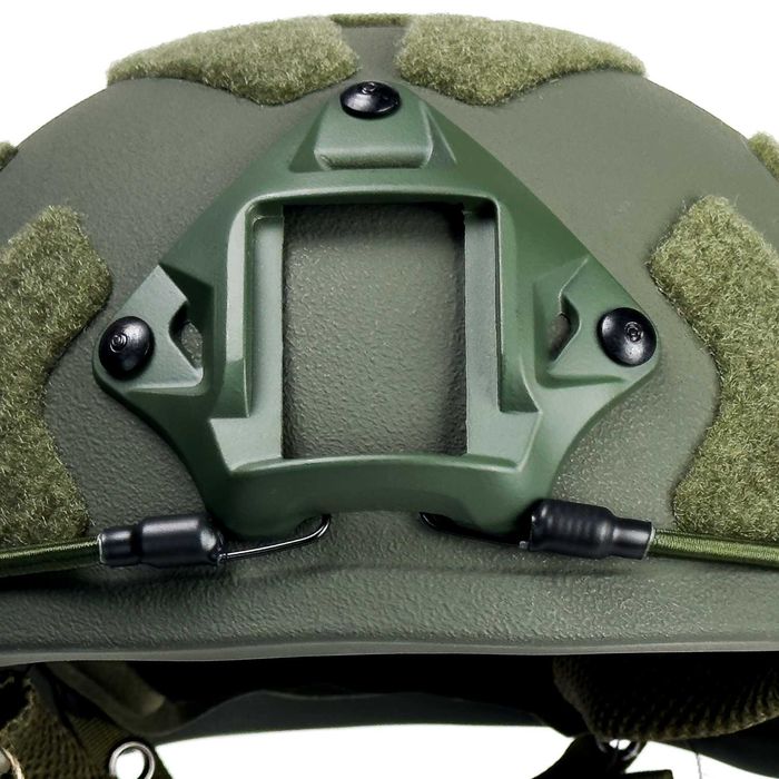 Новий шолом MICH 2000 Олива. Рівень захисту NIJ IIIA 1 клас ДСТУ.