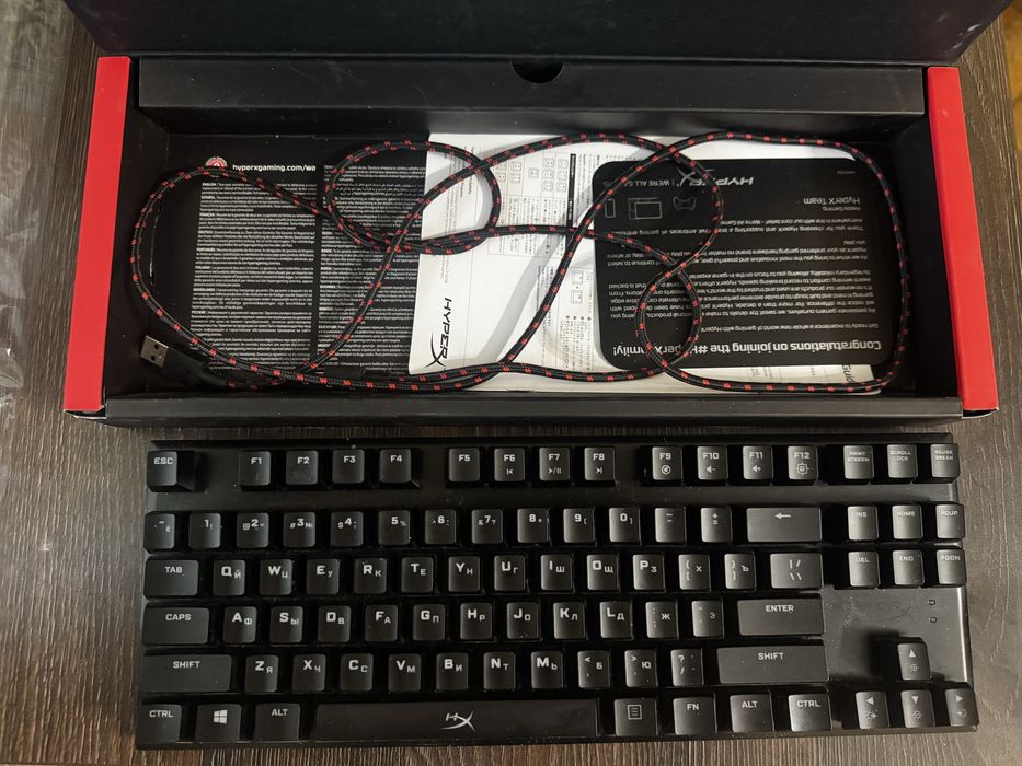 Клавіатура HyperX Alloy FPS Pro Cherry MX Red USB