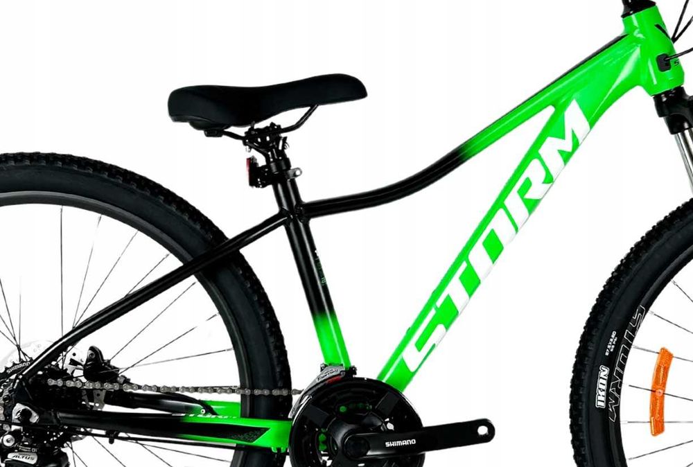 Rower Górski MTB Storm Shark Man 3.0, 15"(zielono-czarny)