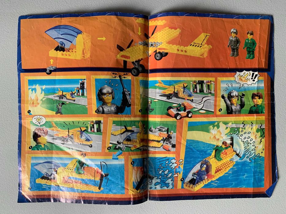 LEGO 4617: Avião Jack Stone com Manual