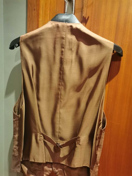 Colete de pele para homem