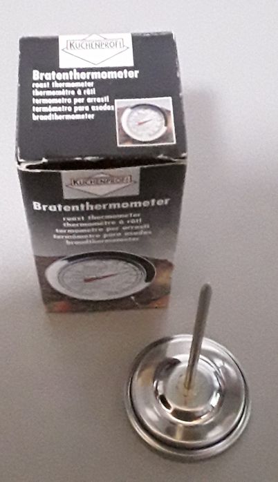 Termômetro para assados Kuchenprofi (uso culinário), novo!