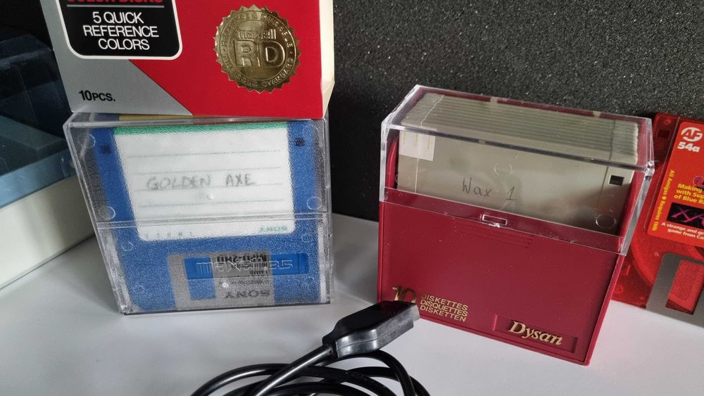 Joystick Top Star Amiga w zestawie z dyskietkami