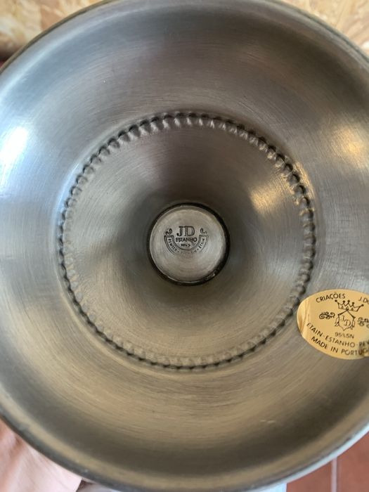 Vaso Decorativo Estanho Clássico