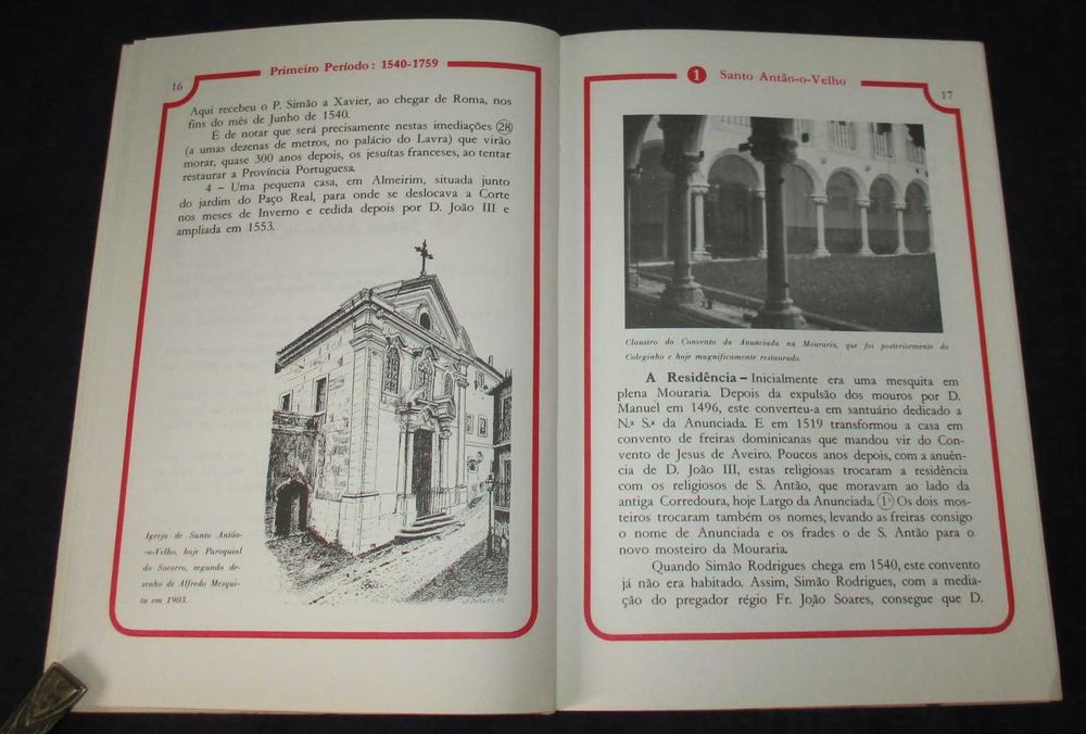 Livro Roteiro Histórico dos Jesuítas em Lisboa António Lopes