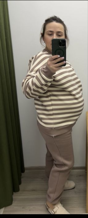 Костюм на флісі для вагітних DIANORA L 48 і лонгслів ASOS для годуючих