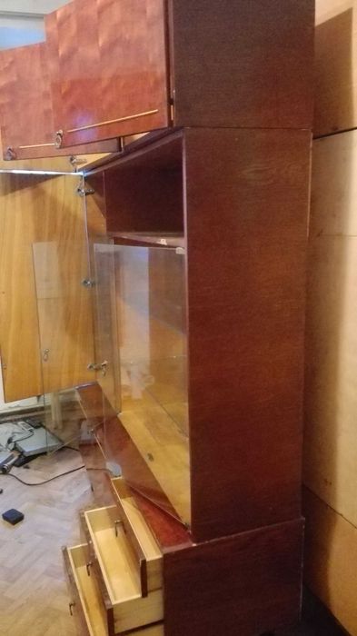 Бар с Сервантом Ретро   Д*В*Гл  210*150*(40/36/48) см