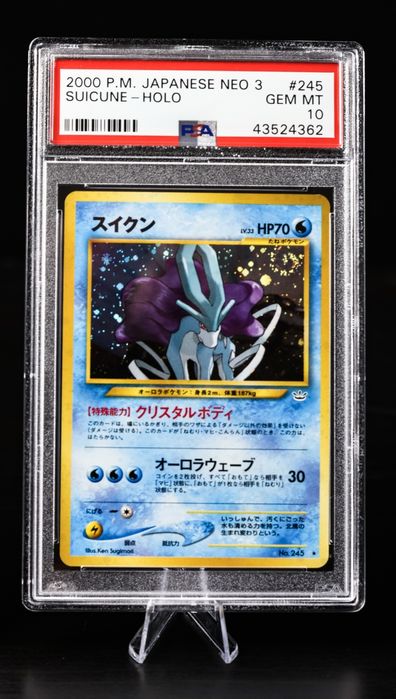 Suicune Neo Revelation Holo PSA 10 –