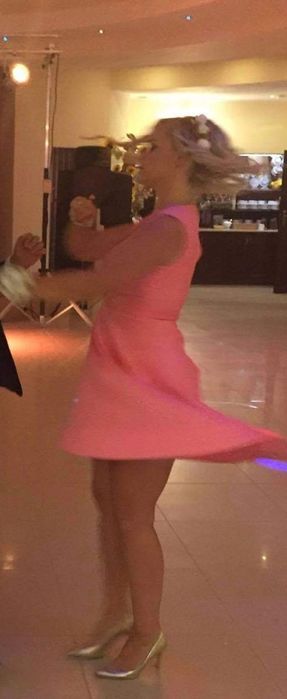 Sukienka Simple na wesele Jedwab