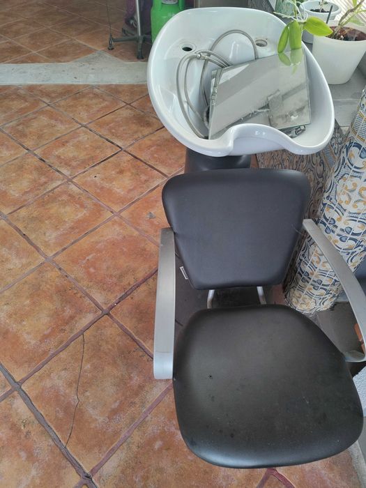 Rampa lavagem e cadeira de corte