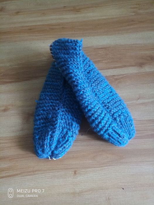 Тапочки домашні вязані