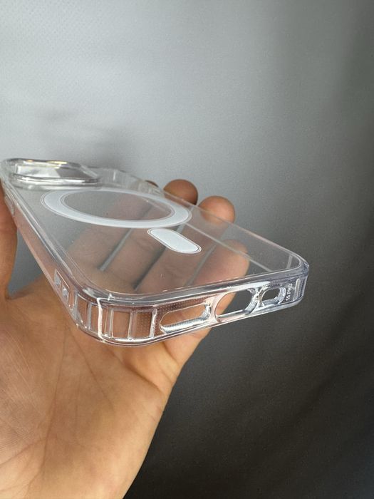 Чехол MagSafe для iPhone прозрачный