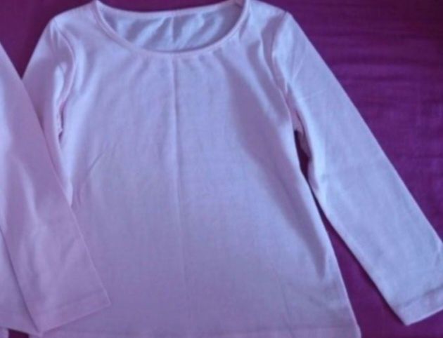 Nowa bluzka (pudrowy roz) dziewczeca 92