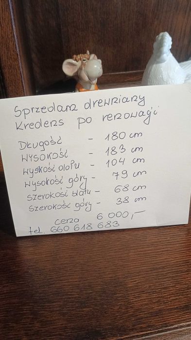 Kredens drewniany idealnie utrzymany