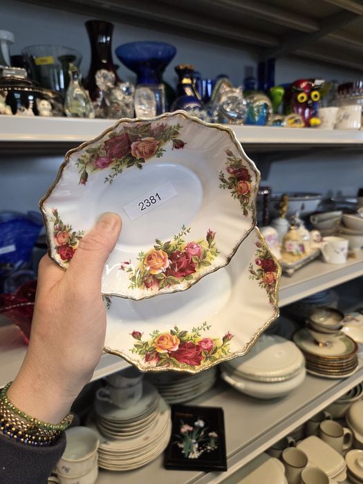 Patera paterka Royal Albert Old Country Roses England talerz 2381