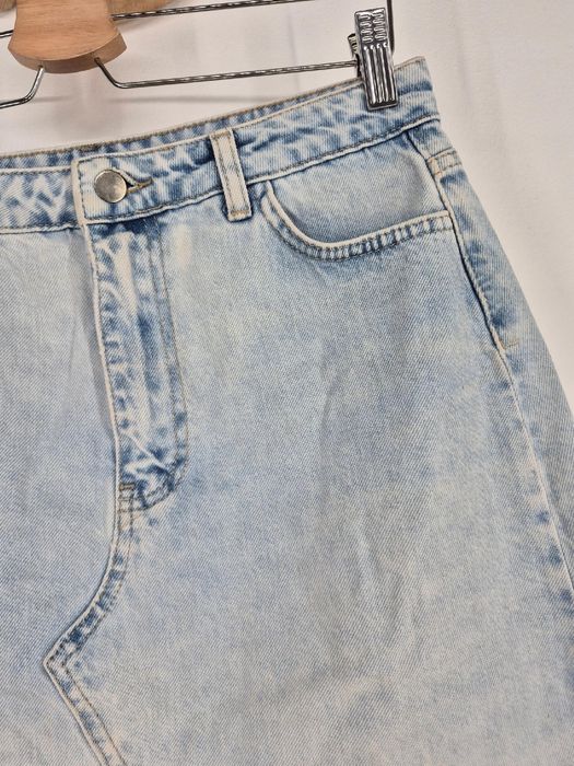 Spódnica jeansowa Boohoo 40 L 12 prosta