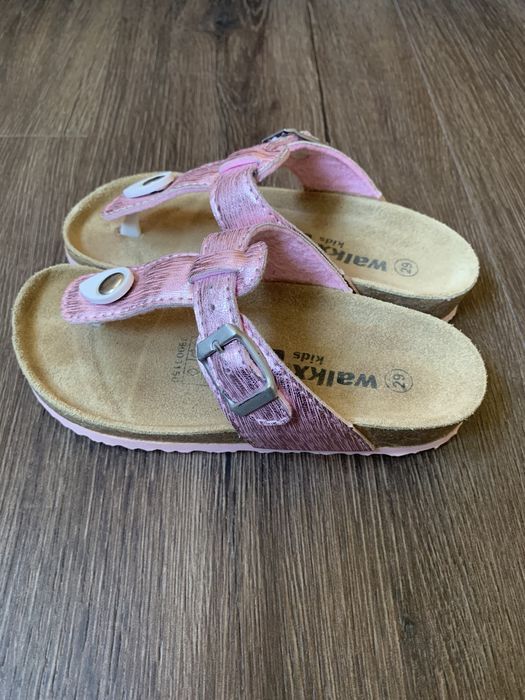 Детские кожаные ортопедические шлёпанцы (Германия)