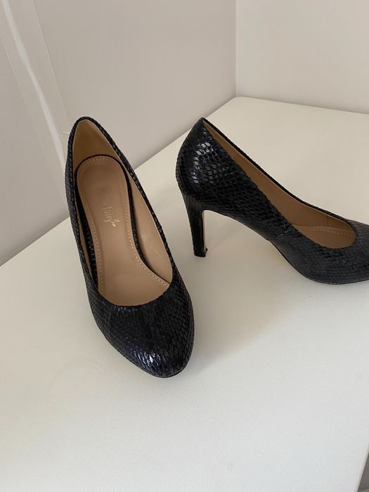 Buty czarne czolenka