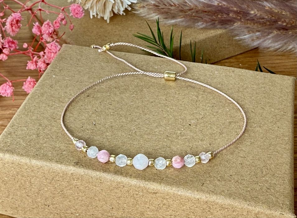 Bransoletka z kamieni naturalnych