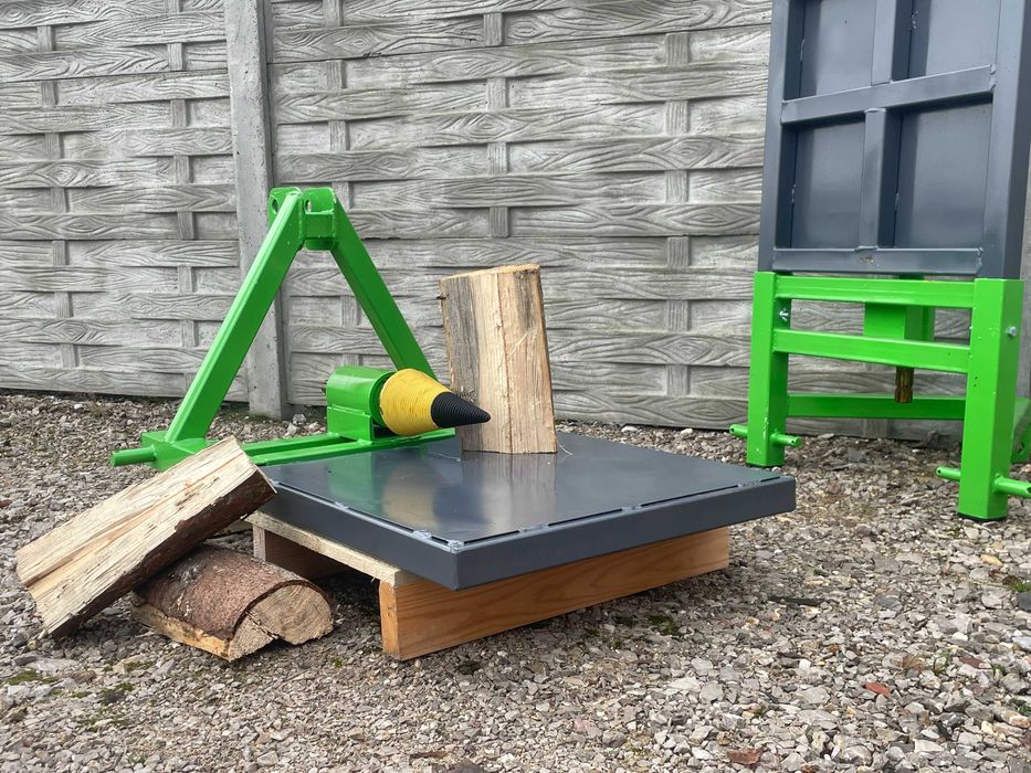 Łuparka rębak do drewna / 120mm stożek do drzewa na WOM -DOSTAWA-