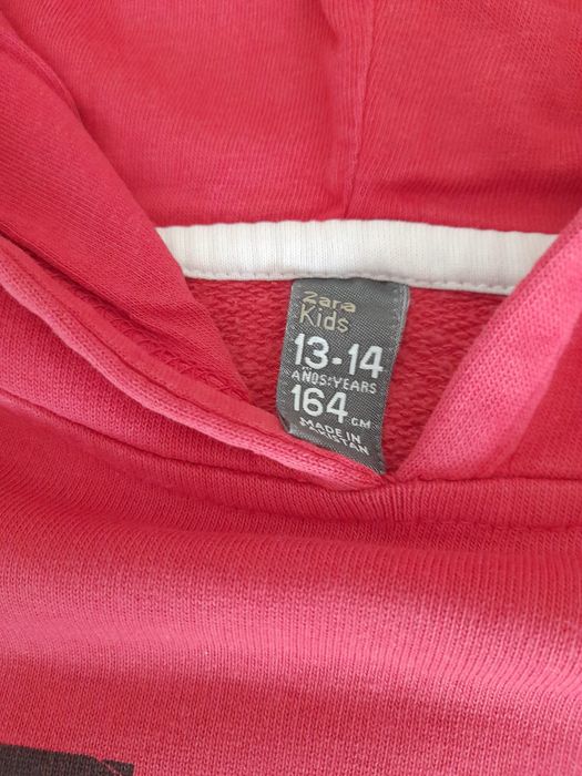 Sweatshirt vermelha rapaz zara kids 13/14