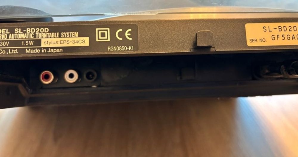 Technics Gramofon SL-BD20D

Tylko przedmiot