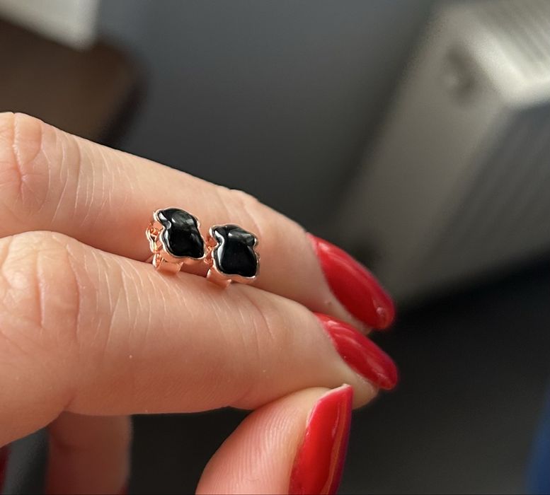 Nowe kolczyki Tous 0,5 cm misie