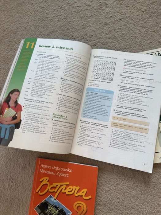 angielski, rosyjski, hiszpański, francuski książki