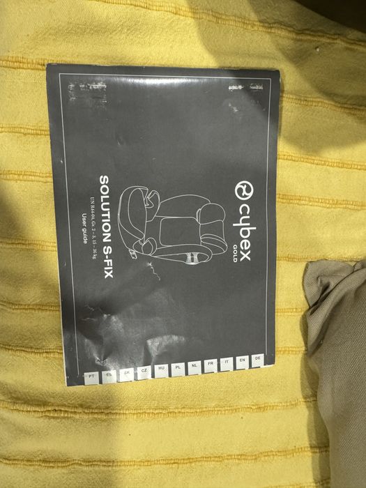 Cadeira automovel da Cybex Solution S-Fix