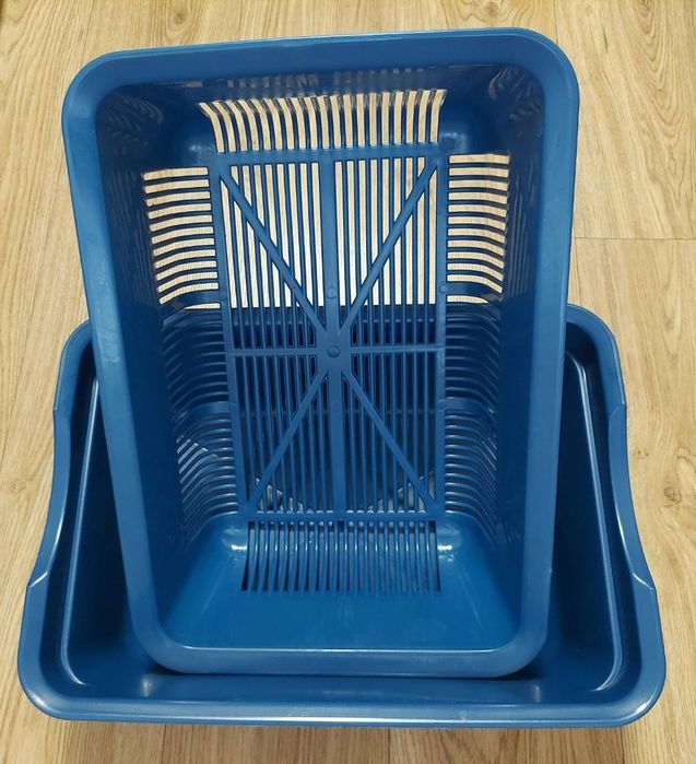 Туалет глубокий для котов с сеткой