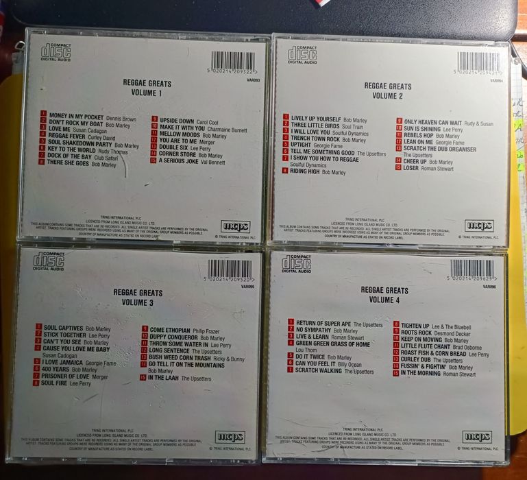 4 CDs - Reggae Greats