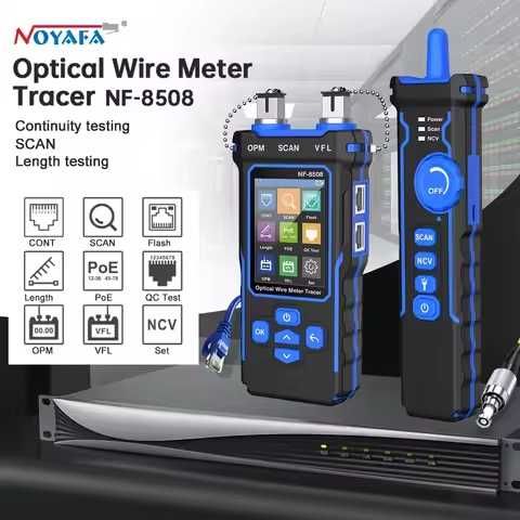 Мультитул мереж NOYAFA NF-8506 тестер кабелю RJ45 PoE Ping IP Scan
