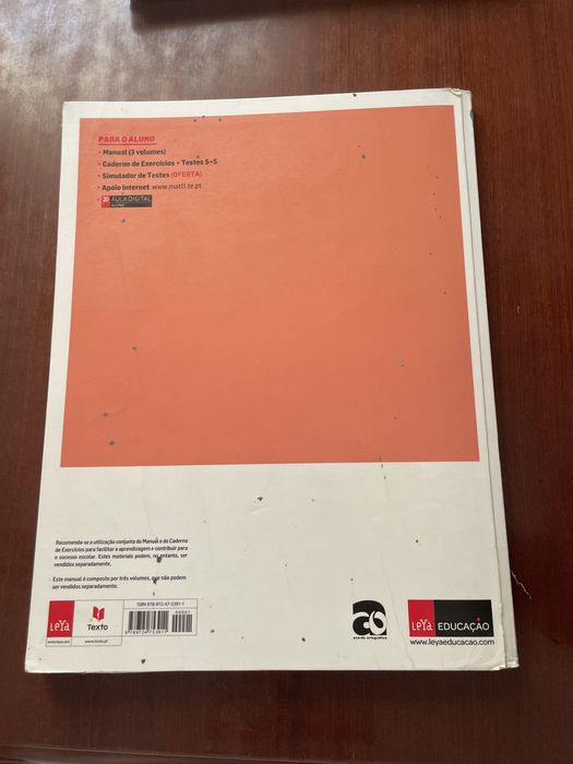 MAT 11 - matemática A 11° ano - manuais vol. 1-3