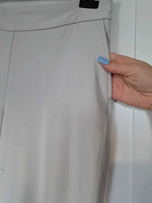 Beżowe eleganckie spodnie Maison d’Amélie Paris, EU 38