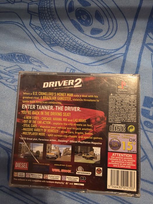 Driver 2 PSX stan db