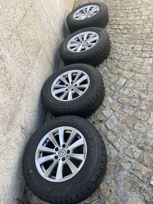 Jantes liga leve VW + pneus